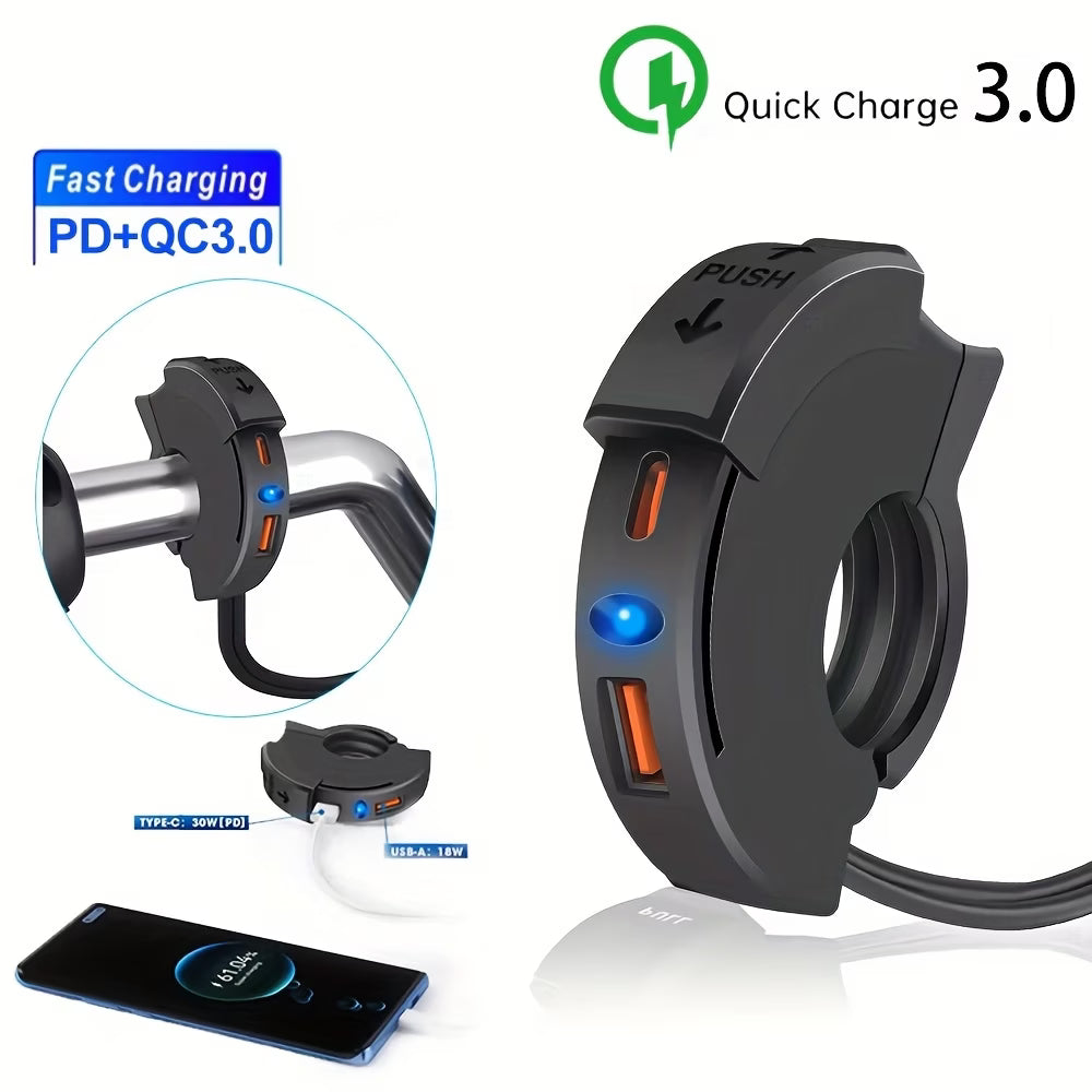Univerzalni dvostruki USB punjač za motor