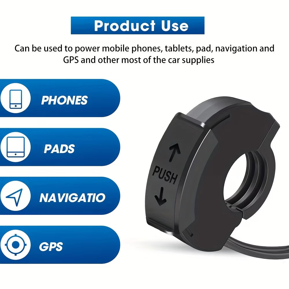 Univerzalni dvostruki USB punjač za motor